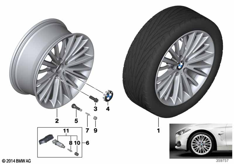 BMW LM-velg veelspaaks 399 - 19''