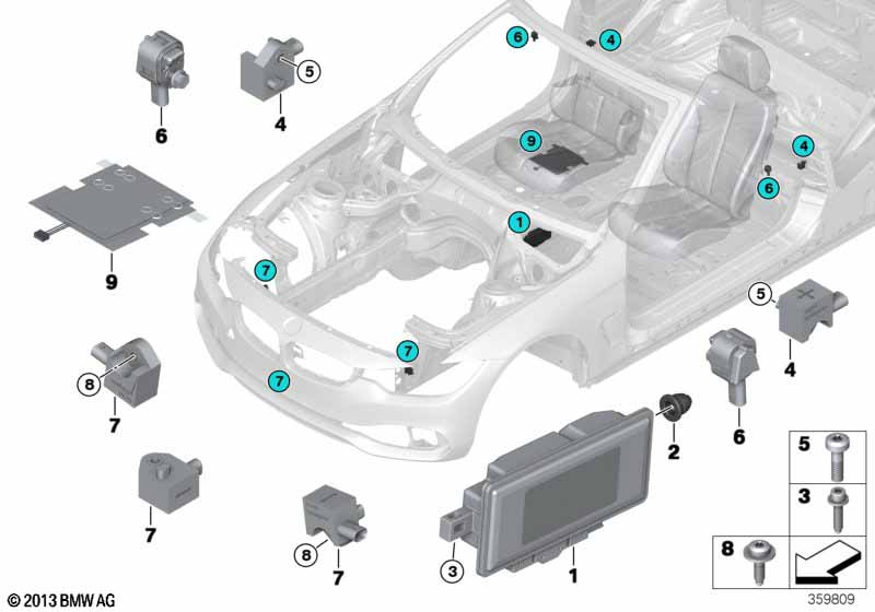 Elektro-onderdelen v airbag