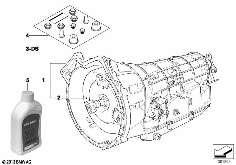 Automatische transmissie A5S310Z