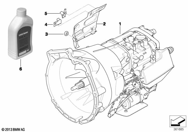 Handgesch.versnellingsbak GS5S31BZ (SMG)