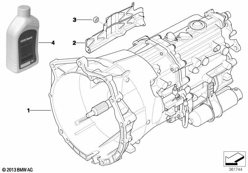 Handgesch.versnellingsbak GS6S37BZ (SMG)