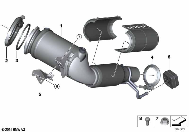 Katalysator dichtst bij motor