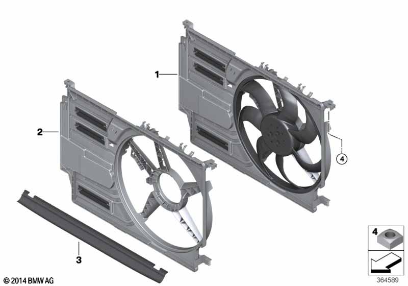 Ventilatoromlijsting, aanbouwdelen