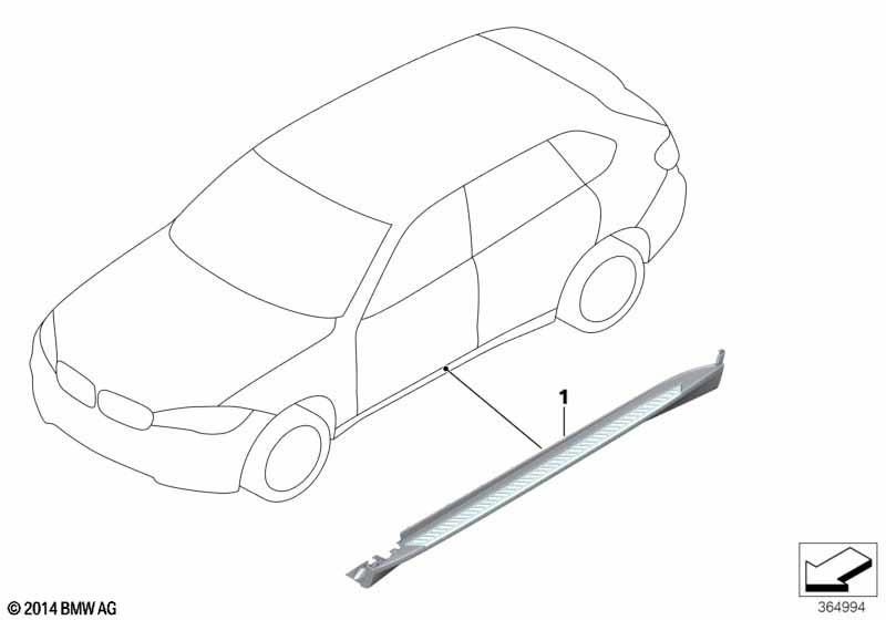 Na-inbouw aluminium treeplank