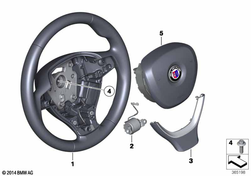 Sportstuurwiel airbag multifunct.