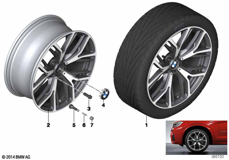 BMW LM-velg Y-spaak 542