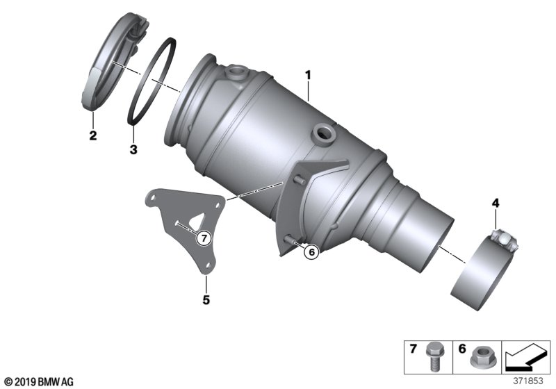 Katalysator dichtst bij motor