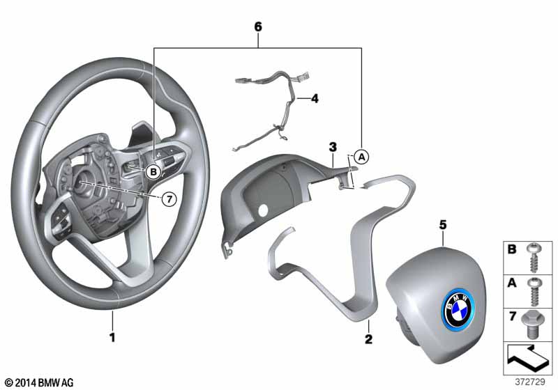 Sportstuurwiel airbag leder