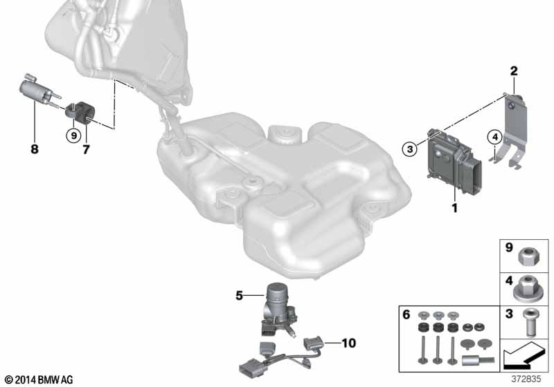 SCR elektronische onderdelen