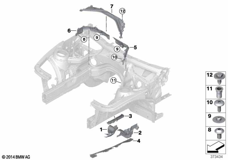 Aanbouwdelen motorruimte