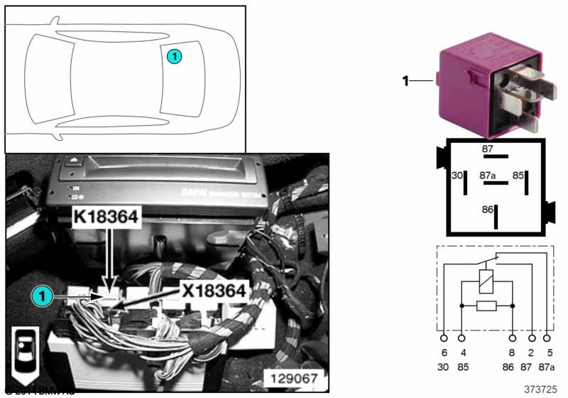 Relais cabriokap 2 K18364