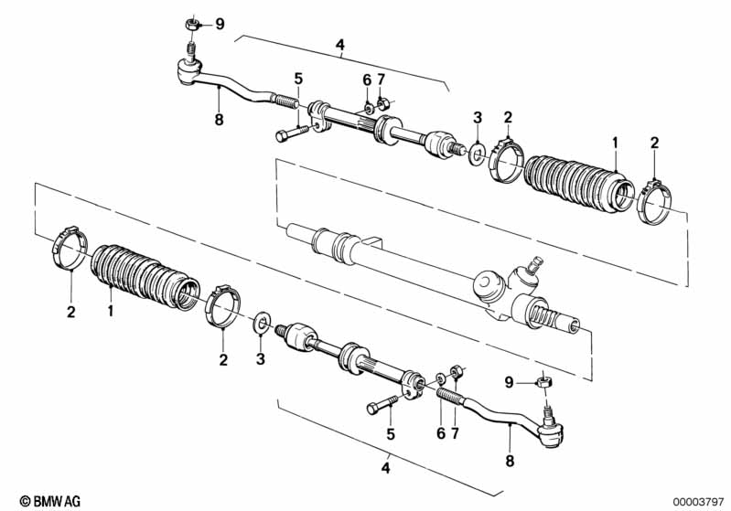 Stuurstang/spoorstang