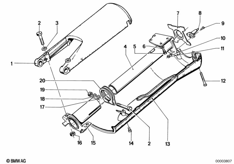 Stuurkolom-stuurstang/bekleding