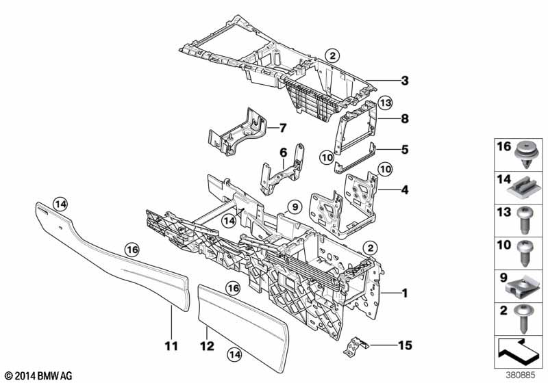 Houder middenconsole