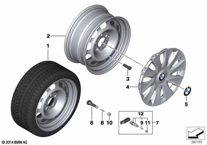 Schijfwiel staal styl.12 - 16''