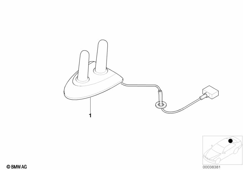 Extra set, dubbele telefoonantenne