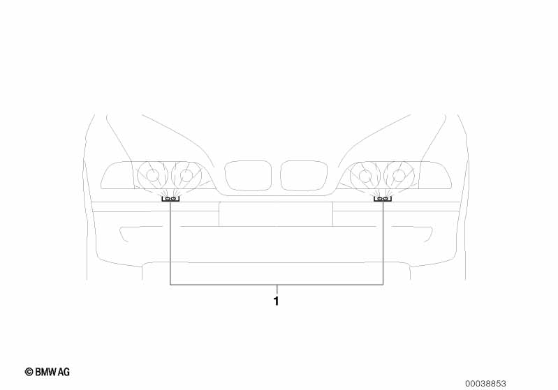 Extra set koplamp-reinigingsinstallatie