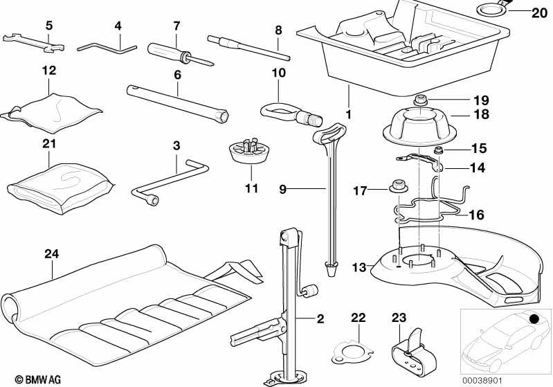 Boordgereedschap/Gereedschapskist