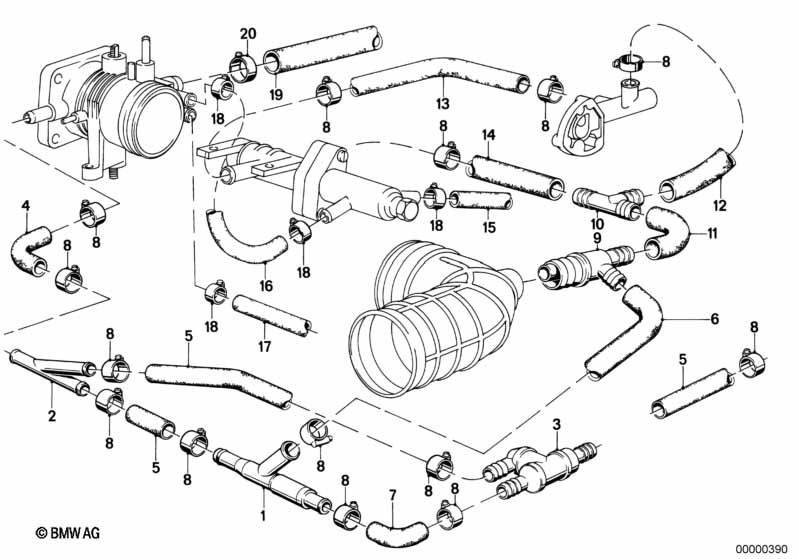 Onderdrukbesturing-motor