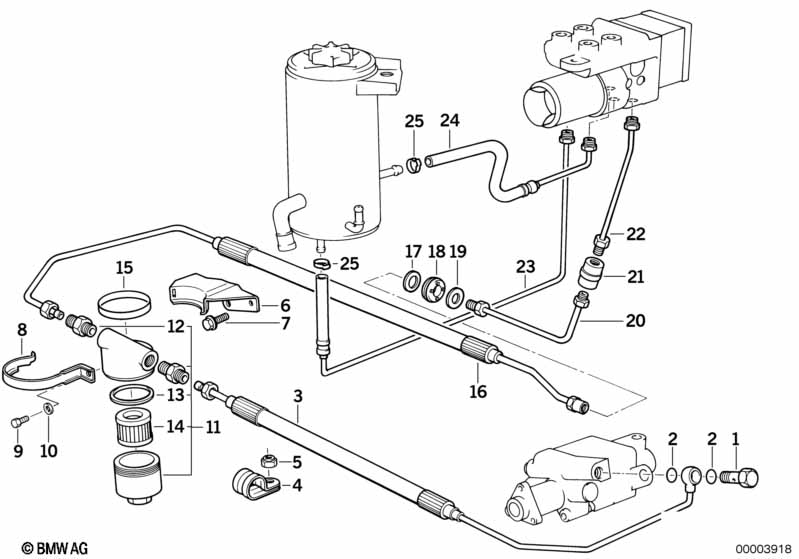 Hydraulische leidingen ASC+T