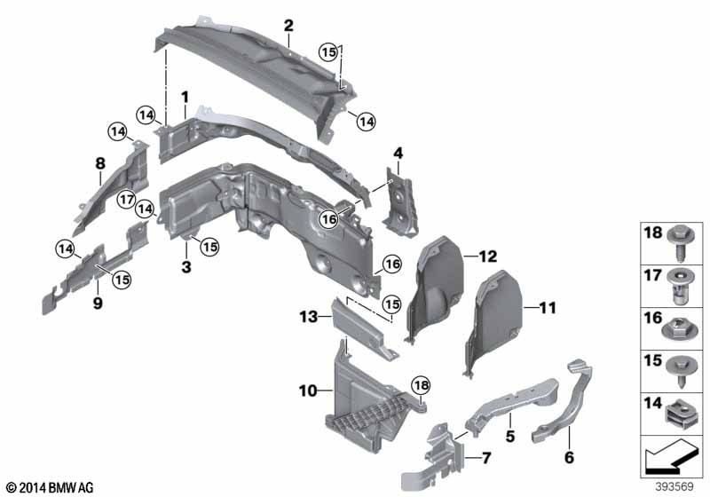 Aanbouwdelen motorruimte