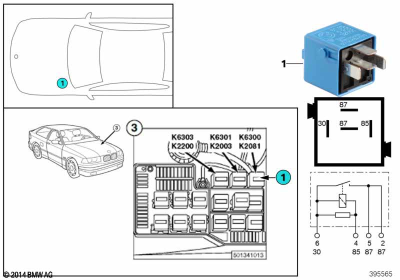 Relais DME K6300