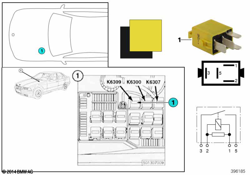 Relais lambdasonde K6309