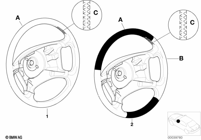 Individualstuurwiel airbag SA 240