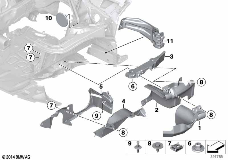 Aanbouwdelen motorruimte