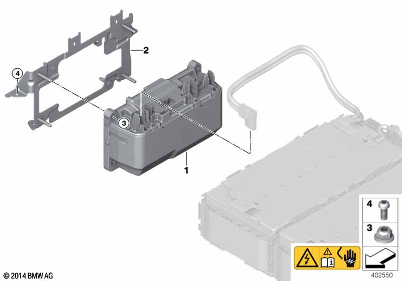 Veiligheidsbox hoogvoltage accueenheid