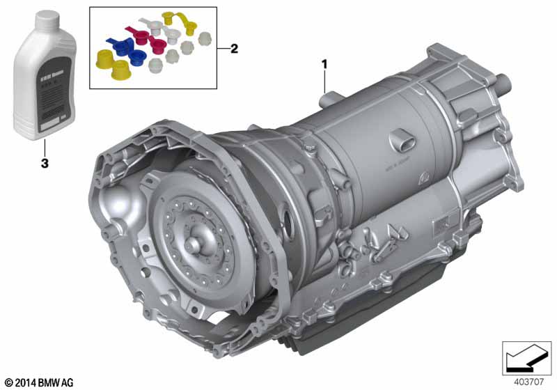 Automatische bak GA8HP75Z - 4WD