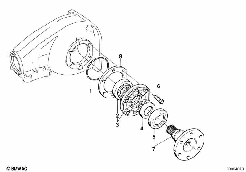 Aandrijflenslegering/keerring