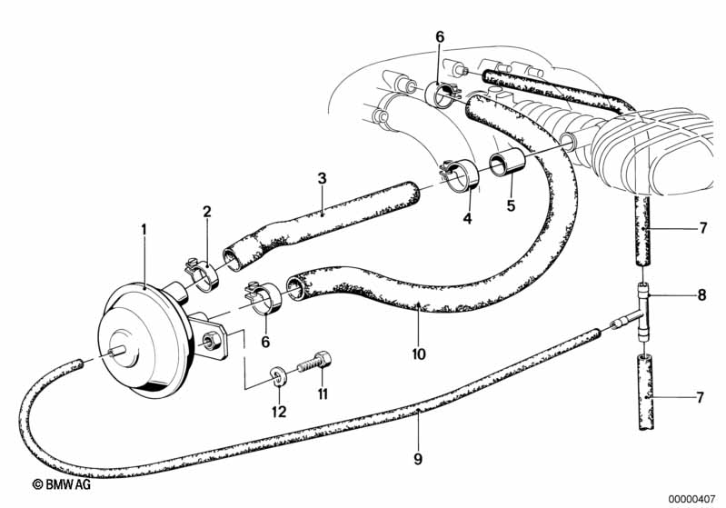 Onderdrukbesturing-motor