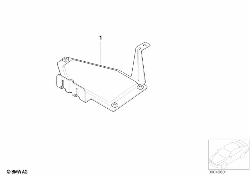 Kabel afdekking/stuurtoestel-draagbalk