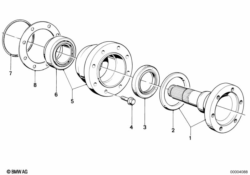 Aandrijflenslegering/keerring