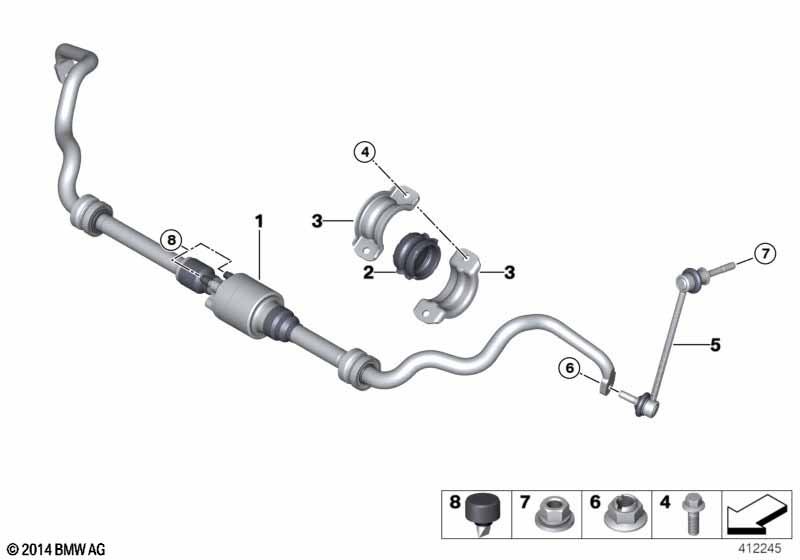 Stabilisator voor/Dynamic Drive