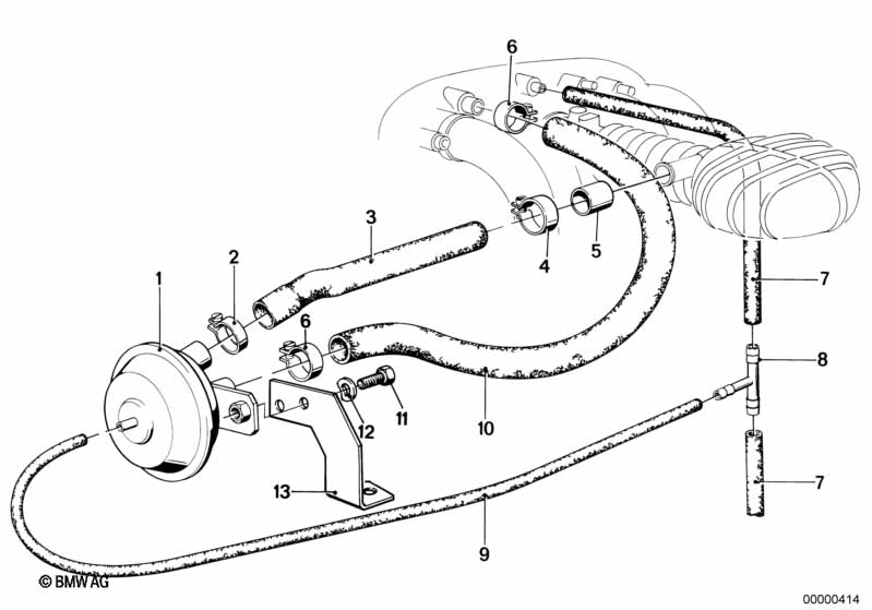 Onderdrukbesturing-motor