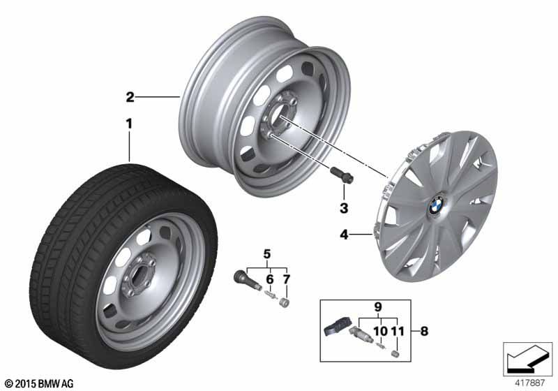 Schijfwiel staal styl.12 - 16''