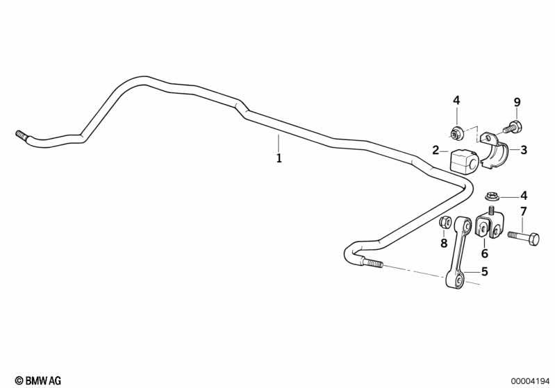 Stabilisator achter