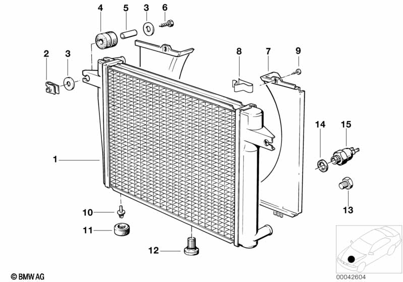 Radiateur/omlysting