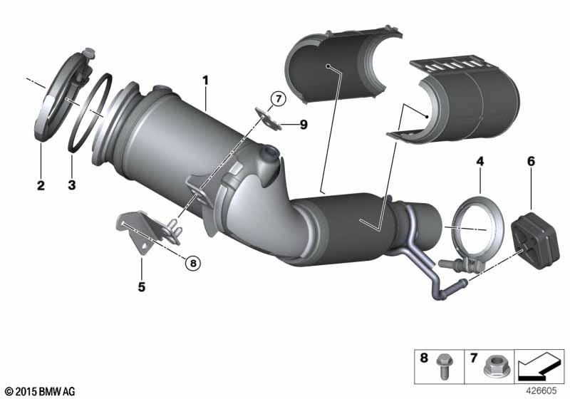 Katalysator dichtst bij motor