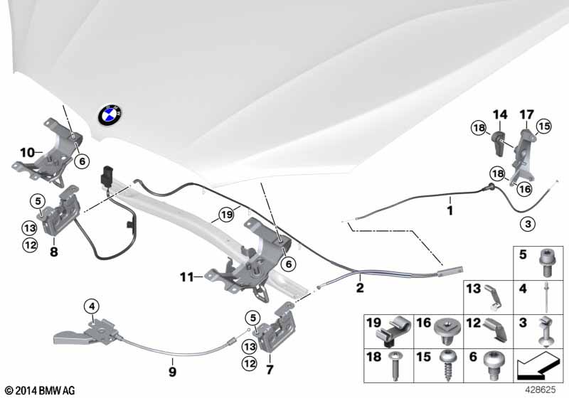 Motorkap / sluitsysteem