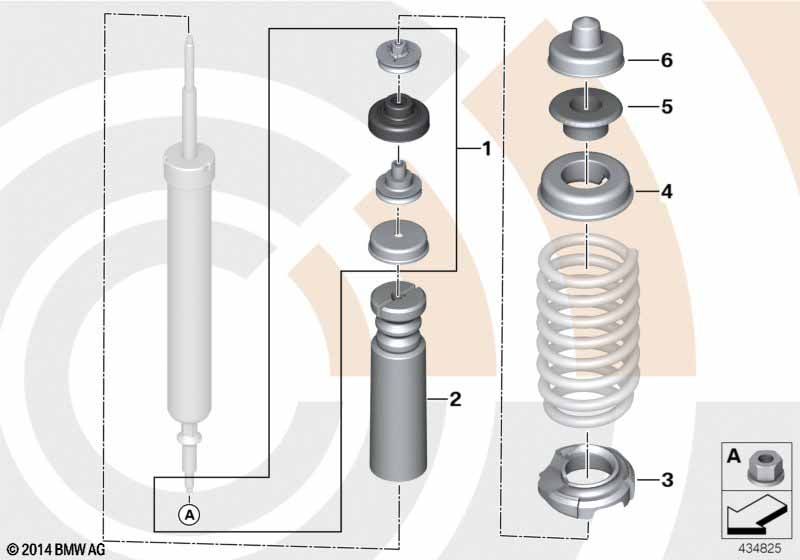 Reparatiesets schokdempers achter