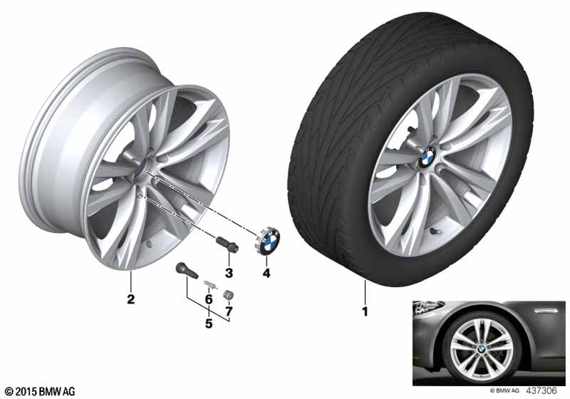 BMW LM-velg Styling 610 - 19''