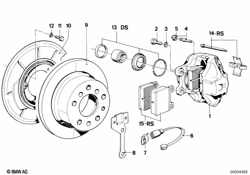 Remvoeringsensor achterrem