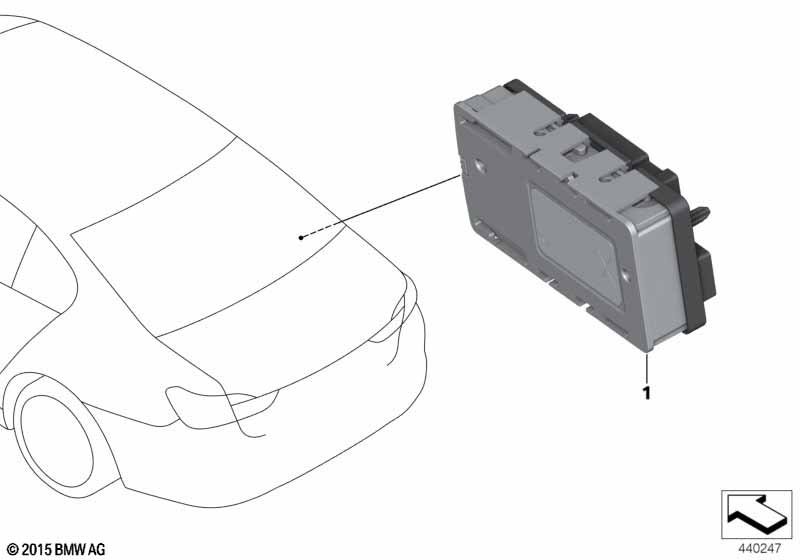 Zekering-relaiskast LIN-module