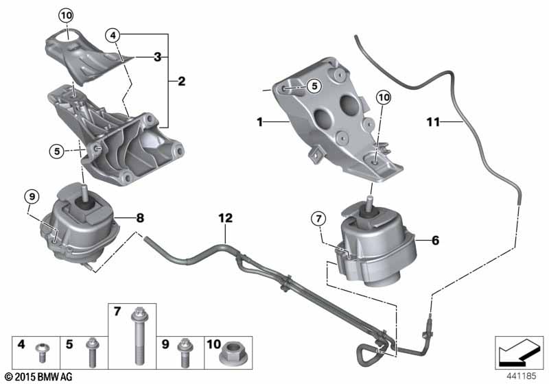 Motorophanging