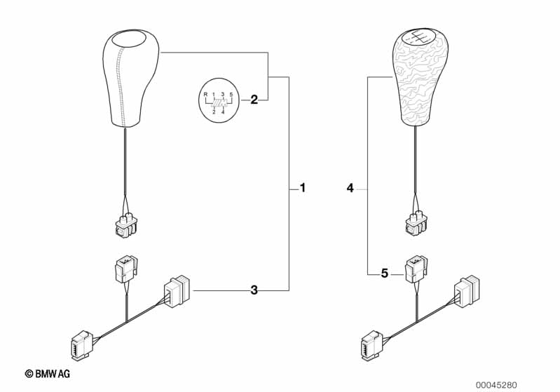 Extra set, schakelknop leer verlicht