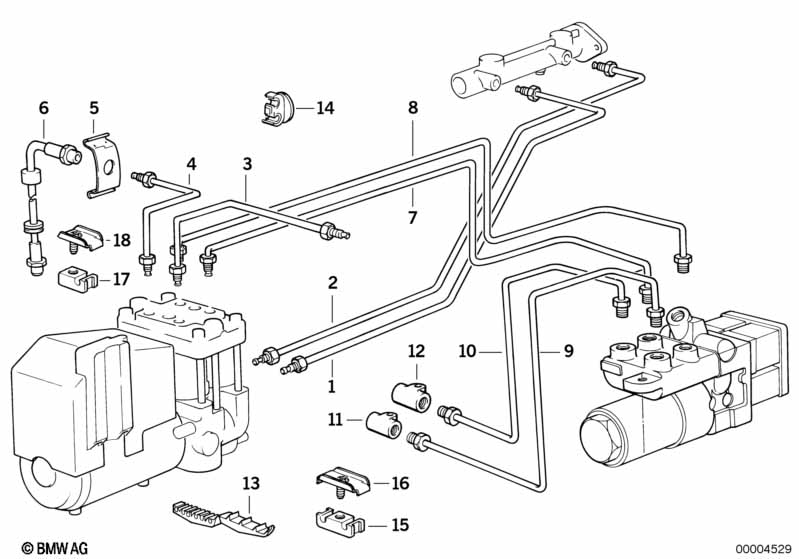 Remleidings voor ABS/ASC+T