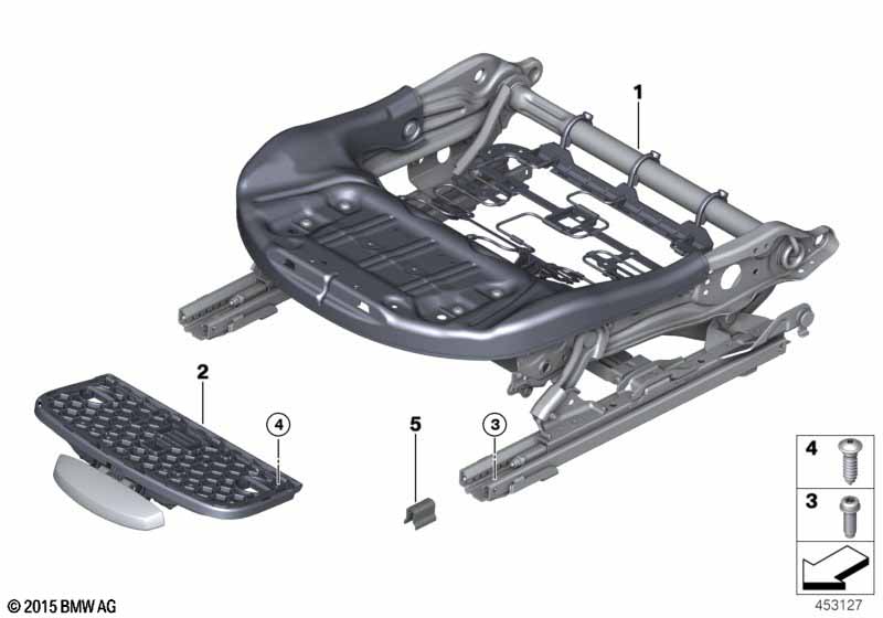 Stoel voor zittingframe elektrisch